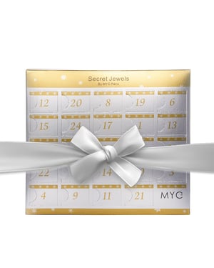 Adventskalender 13 juwelen en 11 parels - Destiny - Zilver en Kristal