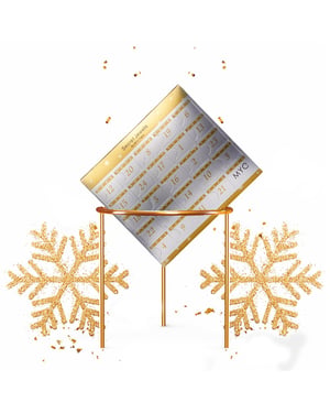 Adventskalender 24 överraskningsjuveler - Guld och Kristall