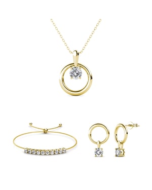 Mia Octavia Sets - Goud en Kristal
