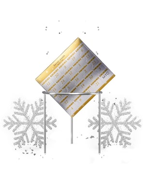 Adventskalender 24 överraskningsjuveler - Silver och Kristall