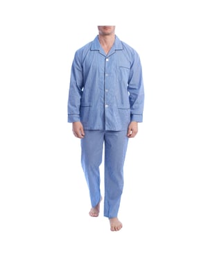 KLP5 mannen poplin stijl pyjama's