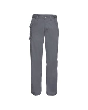 Russell Arbetsbyxor i polycotton twill för herrar (Convoy Grey)