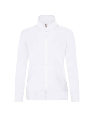 Fruit of the Loom Dames/Dames Lady Fit Sweatjack (Wit)