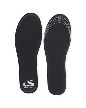 Trespass Vuxna Unisex Memsole Memory Foam Innersula (Svart)