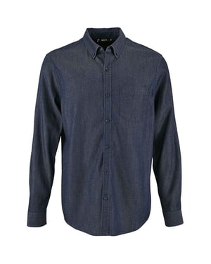 SOLS Barry jeansskjorta för män (Brut Denim)