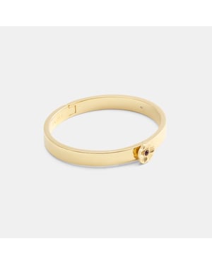 Tea Rose Hinged Bangle