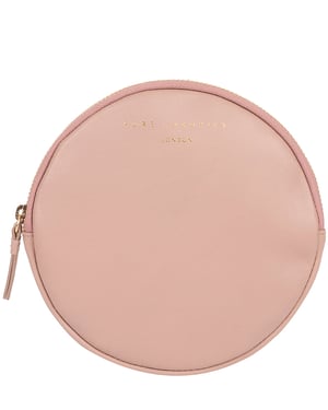'Oakwood' Blush Pink Leather Coin Purse