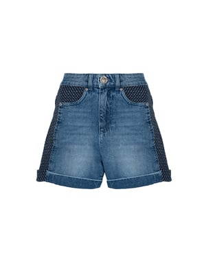 Pinko Shorts Dotta  damer   Blå
