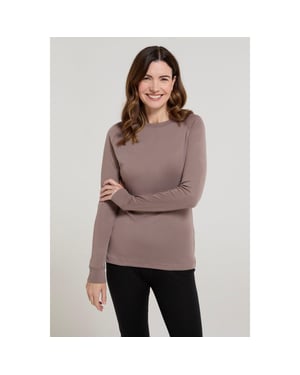 Mountain Warehouse Dames/Dames Talus Top met lange mouwen (Donker Beige)