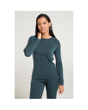 Mountain Warehouse Dames/Dames Talus Top met lange mouwen (Donkergroen)