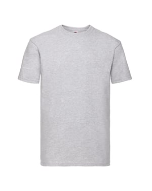 Fruit of the Loom Unisex Super Premium T-shirt voor volwassenen (Heide Grijs)