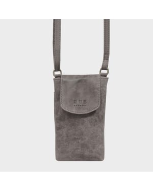 'THEA' Real Leather Mobile Phone Crossbody Bag