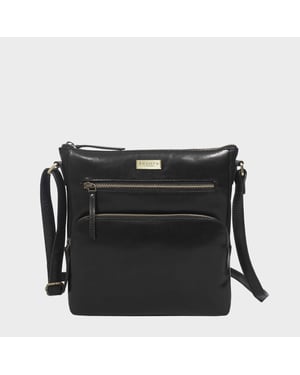 'AGATHA' Real Leather Crossbody Bag