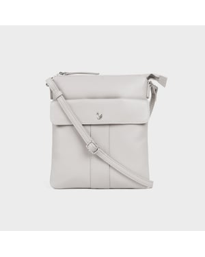 'AMBA' Soft Nappa Full Grain Real Leather Crossbody Bag