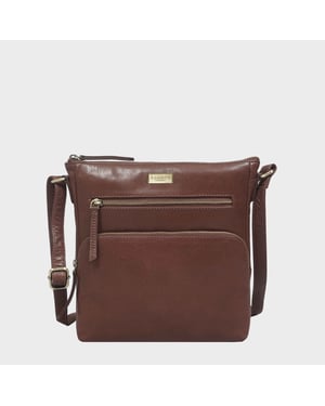 'AGATHA' Real Leather Crossbody Bag