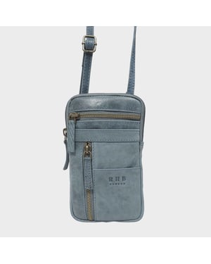 'BROOKE' Real Leather Mobile Phone Crossbody Bag