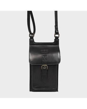 'MYLA' Real Leather Mobile Phone Crossbody Bag