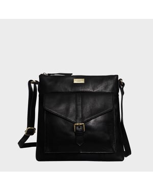 'HOXTON' Vintage Real Leather Crossbody Sling Bag