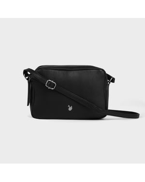 'AVON' Soft Nappa Full Grain Real Leather Crossbody Bag