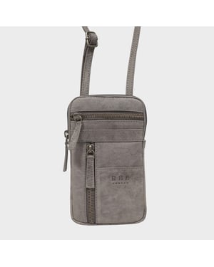 'BROOKE' Real Leather Mobile Phone Crossbody Bag