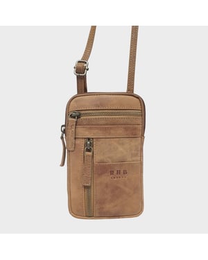 'BROOKE' Real Leather Mobile Phone Crossbody Bag