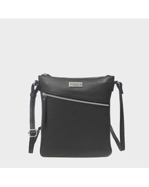 'ROSY' Pebble Grain Soft Real Leather Crossbody Bag