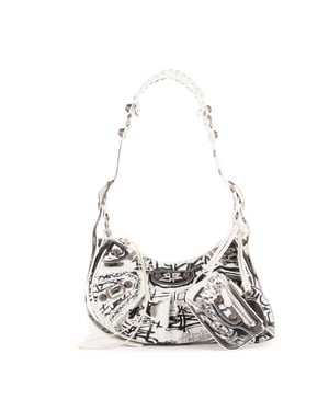 Le Cagole Graffiti Shoulder Bag