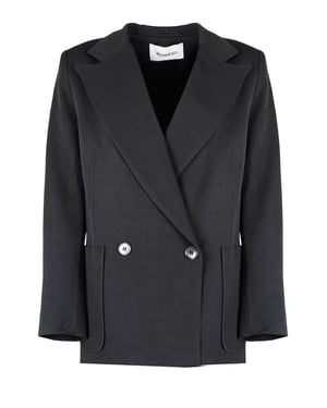 Silvian Heach Jacka Oversize damer Svart
