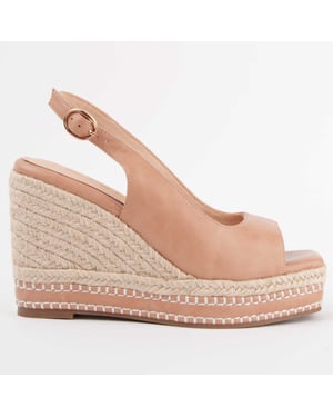 Montevita Wedge Sandal Salia Brun
