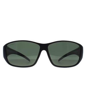 Montana Rechthoek Unisex Mat Zwart G15 Gepolariseerd FO4 Fit Over Bril Zonnebril