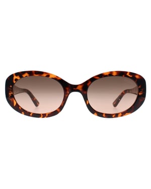 Guess Ovaal Vrouwen Donker Havana Bruin Kleurverloop GF6150