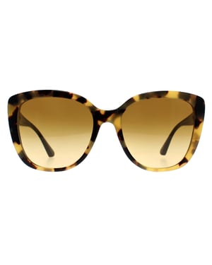 Emporio Armani Butterfly Womens Shiny Yellow Havana Light Brown Gradient EA4214U