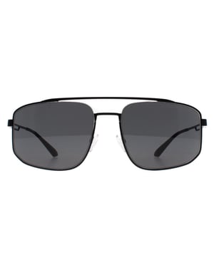 Emporio Armani Aviator Mens Matte Black Dark Grey EA2139
