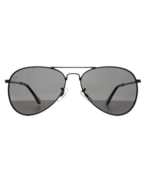 Prive Revaux Aviator Unisex Kaviaar Zwart Grijs Commando Mini