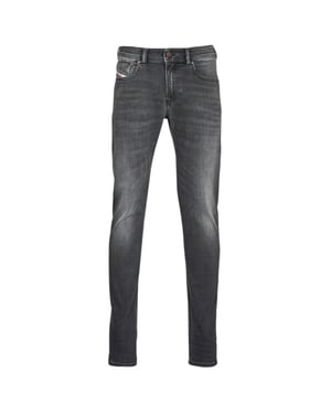 Diesel 1979 Sleenker donkergrijze vervaagde denimjeans