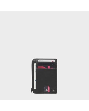 LYNN' Real Leather Slim Credit Cardholder Case