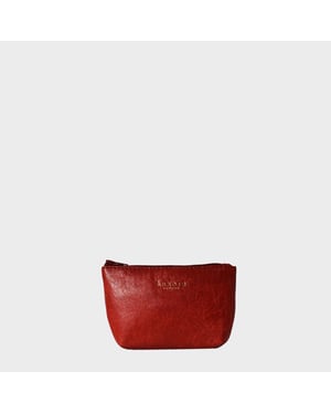 'Diana' Full Grain Leather Zip Top Coin Purse