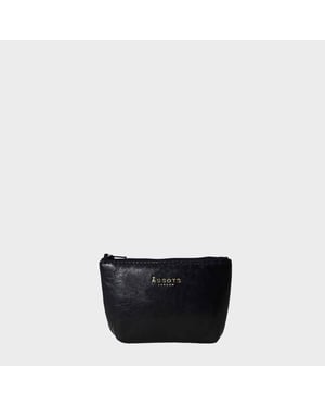 'Diana' Full Grain Leather Zip Top Coin Purse