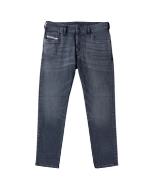 Diesel D-Yennox Grå jeans med konisk passform