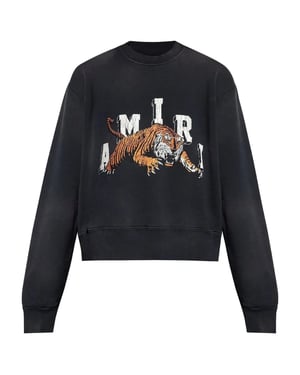 Amiri Vintage Tijger Zwart Sweatshirt