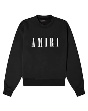 Amiri Bold Core-logo zwart sweatshirt