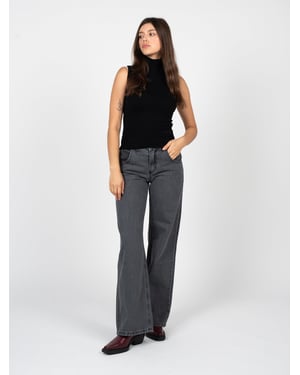 La Haine Inside Us Jeans Wide Leg  damer   Grå