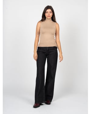 La Haine Inside Us Jeans Wide Leg  damer   Svart