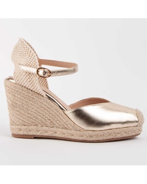 Montevita Wedge Espadrille Balenci4 Guld