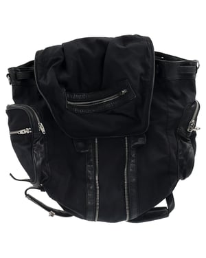 Alexander Wang Nappa Mini Marti Ryggsäck i Svart Nylon