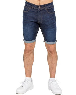 Enzo | Heren Slim Fit Denim Shorts