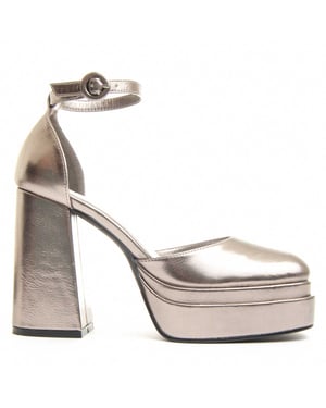 Montevita Heeled Shoe Salonnt6 Grey