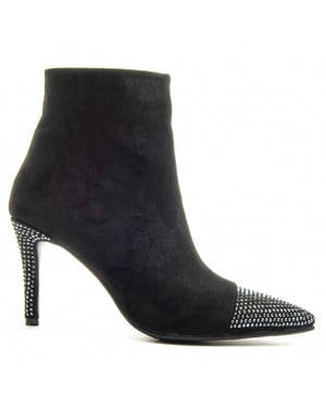 Montevita Heeled Ankle Boot Punternt Black