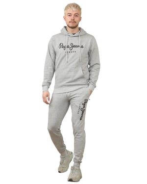 Pepe Jeans London Mens Tracksuit in Grey