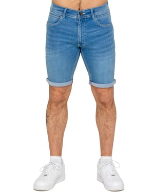 Enzo | Mens Slim Fit Denim Shorts